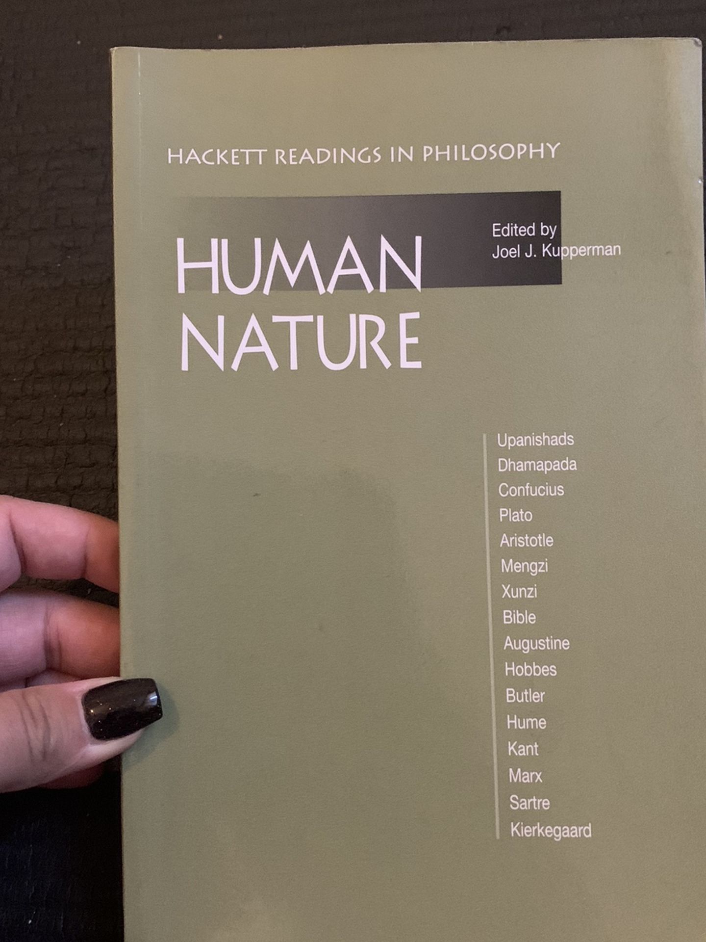 Human Nature Philosophy Book