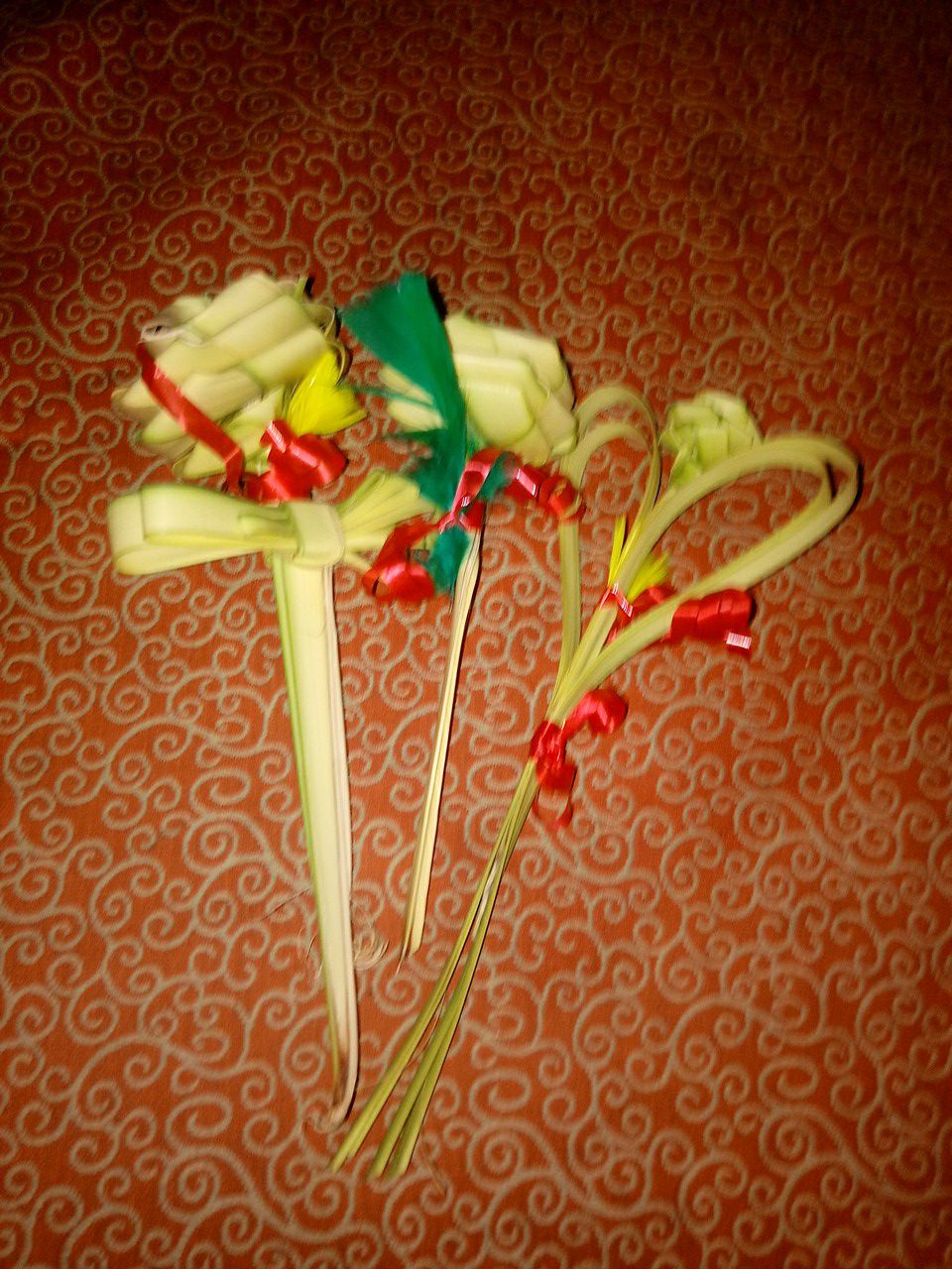 Gypsy made bamboo flowers