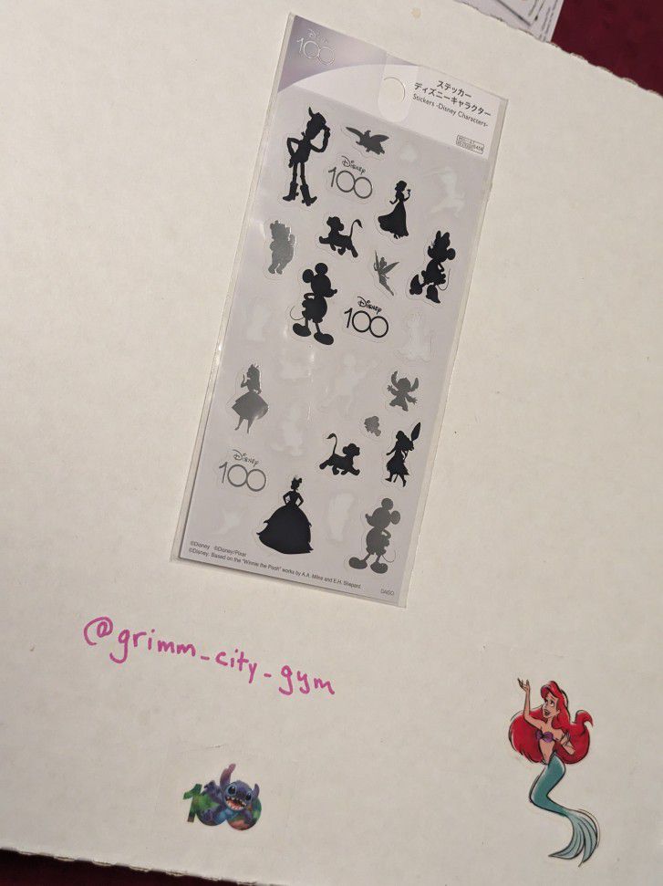 Japan Exclusive Stickers Disney 100th Anniversary