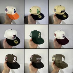 New Era Fitted Hats 7 3/4 Only 