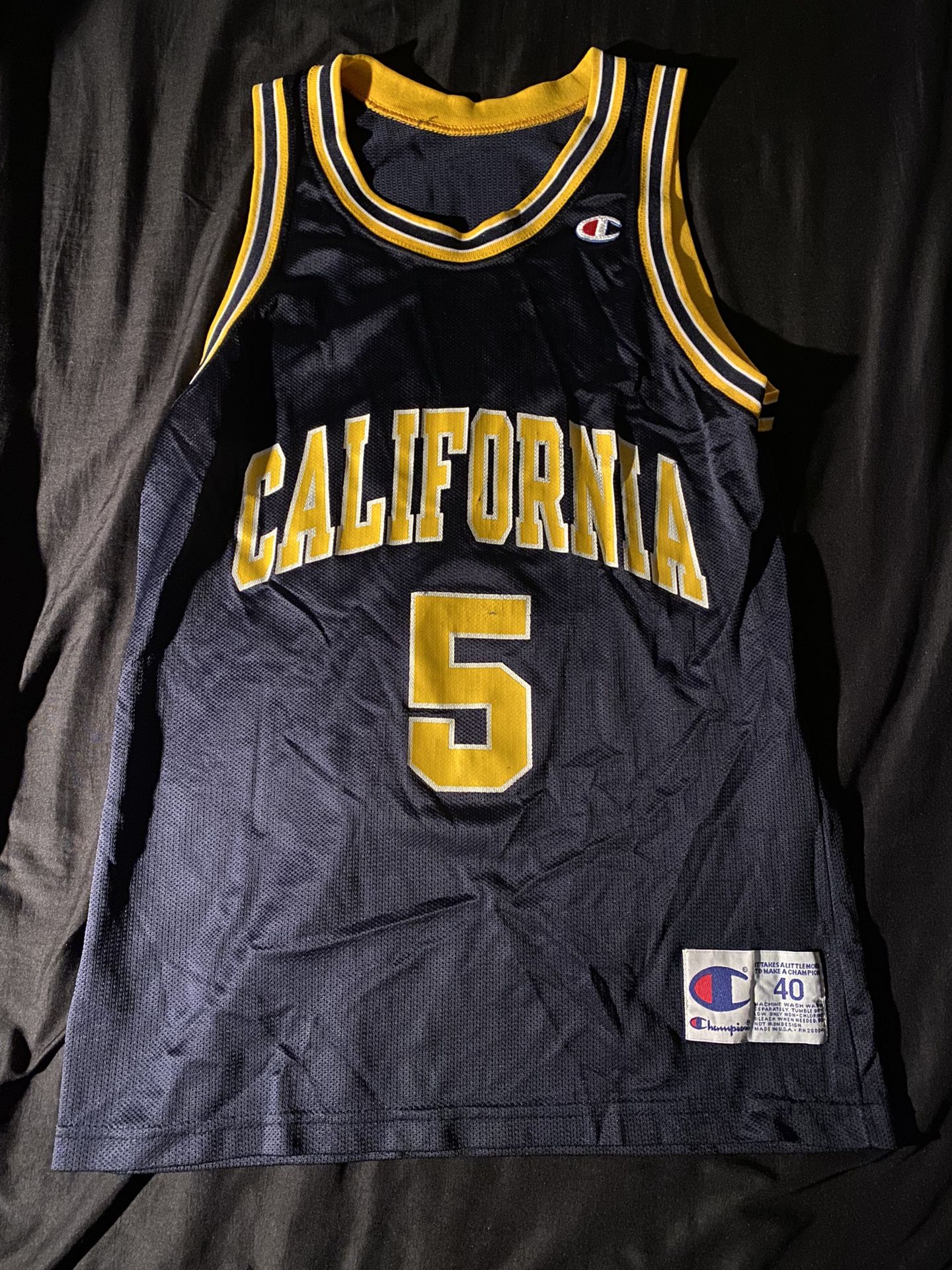 Jason Kidd Cal Berkeley NCAA Champion Jersey