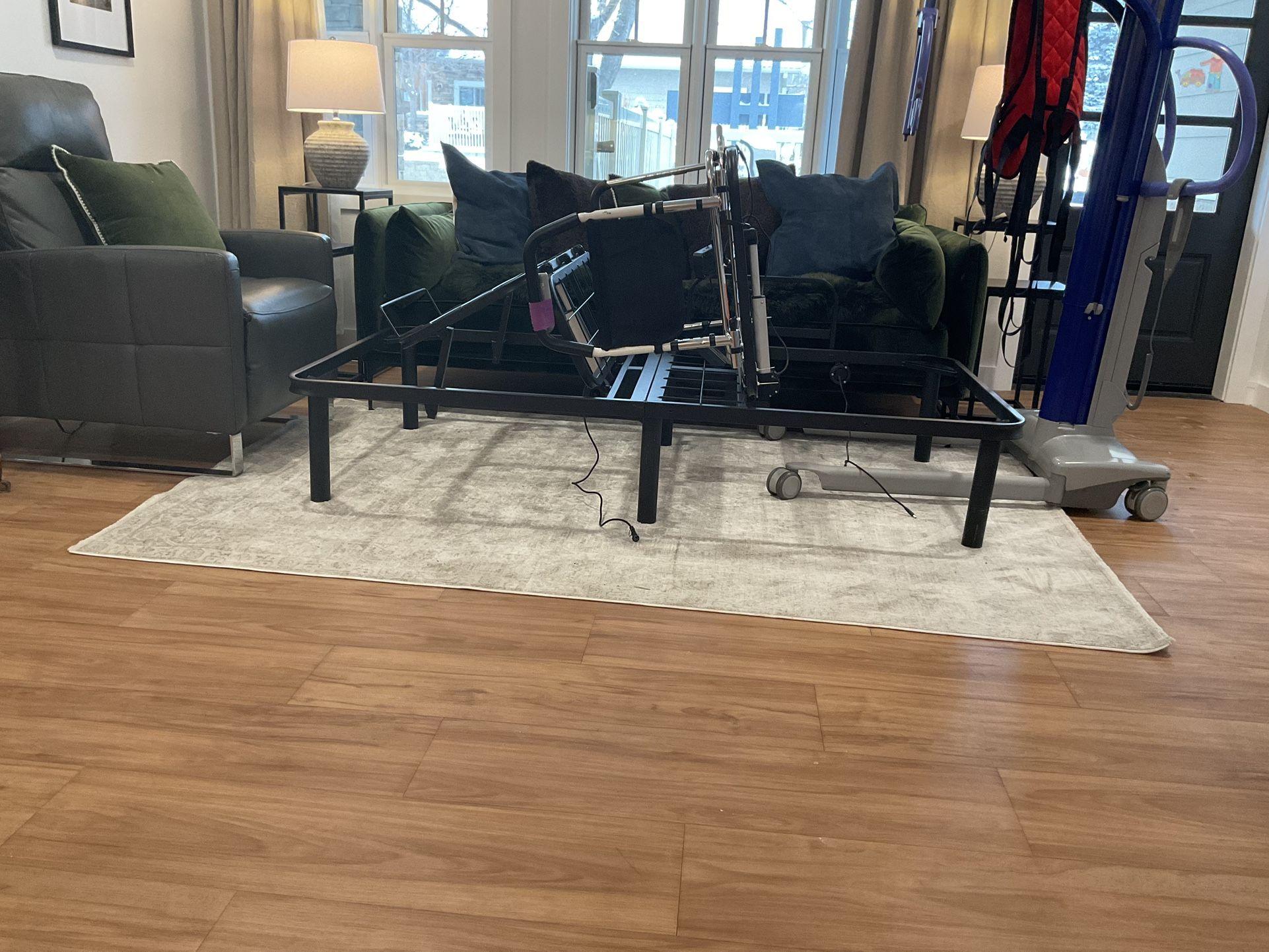 Adjustable Twin Bed Frame FREE,!!