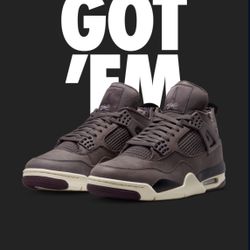 Air Jordan 4 Retro 2022 ‘Violet Ore’  DS #AMaManiere  $500