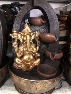 Ganesha Buddha fountain 18 inches tall new in the box