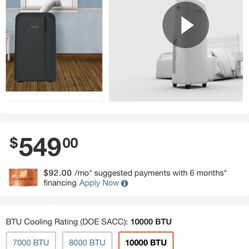 air conditioner 450 Sq Ft 