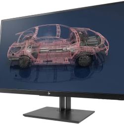 HP 27" Gaming Pro Grade LCD Monitor 2560x1440 QHD Color Calibration Control USB Type C 
