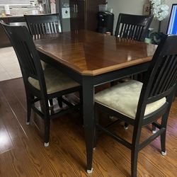 High Rise Kitchen Table With 4 Chairs 