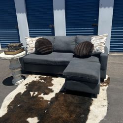 Gray Ashley 2 Piece W Chaise Sectional Couch