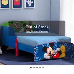 Brand New In Box! Mickey Toddler Bed