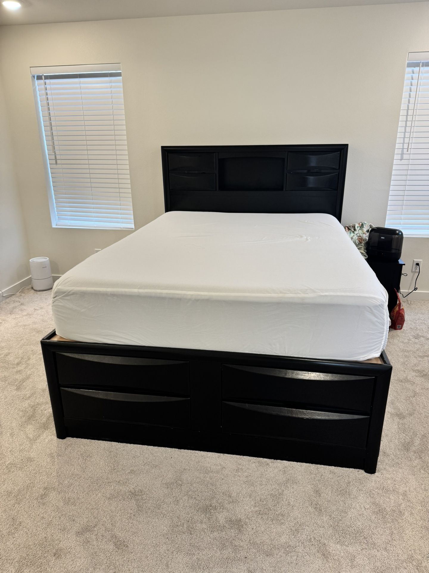 Queen Bed Frame With Storage