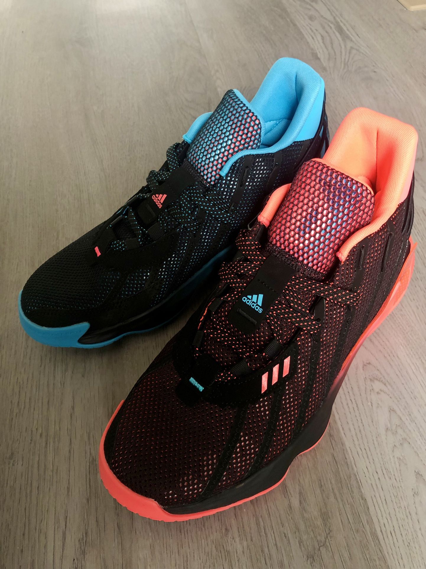 Adidas Dame “Ima Visionary” Men's Basketball Shoes Blue and Pink