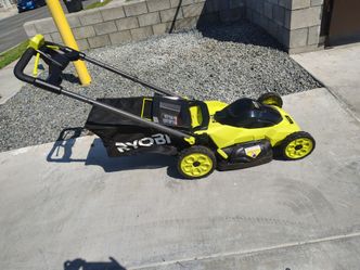 Ryobi Cordless 40v push Lawn Mower with 4.0ah battery and charger