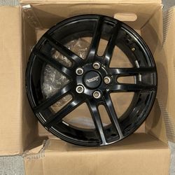 4 Gloss Black American Racing Wheels 