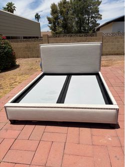 Living spaces California king size bed frame