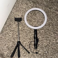 Ring Light And Tripod Set 