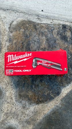 Milwaukee M12 2415-20 3/8” Right Angle Drill – New