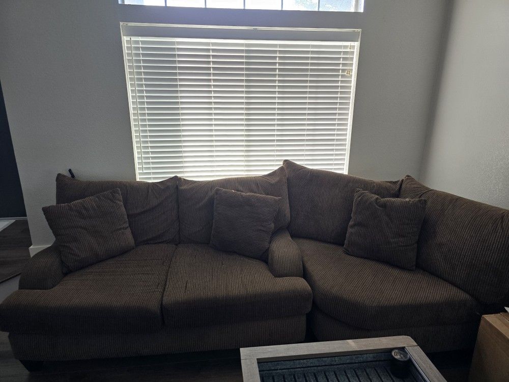 Brown Sectional Sofa