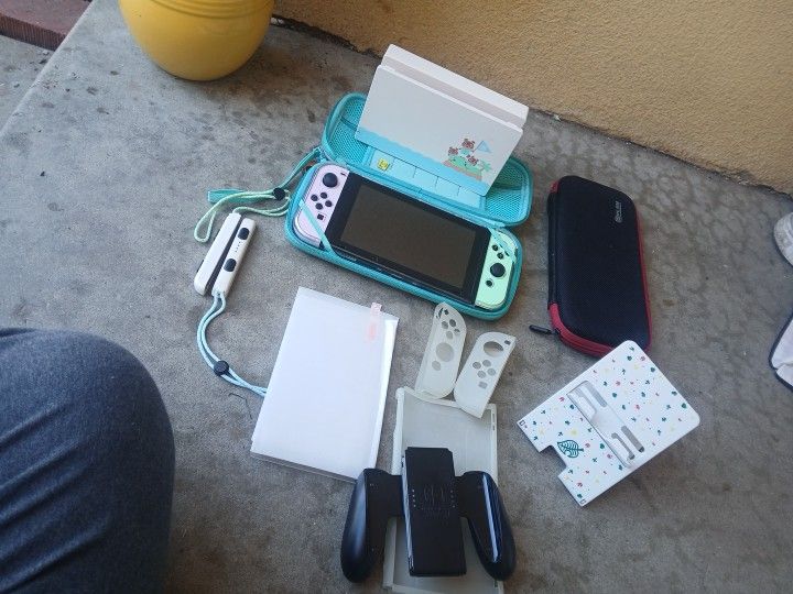 Nintendo Switch With Accessories