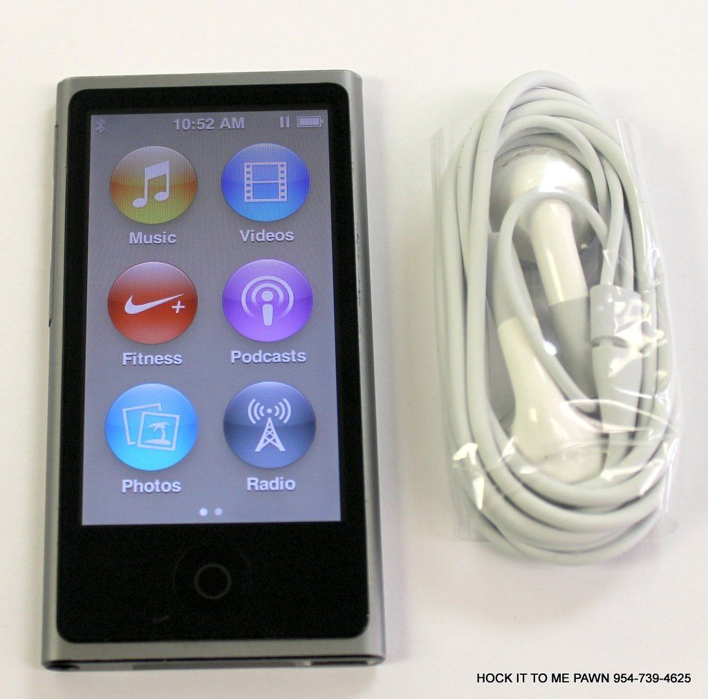Apple iPod Nano 7th Gen 16GB Space Gray ME971LL/A A1446A