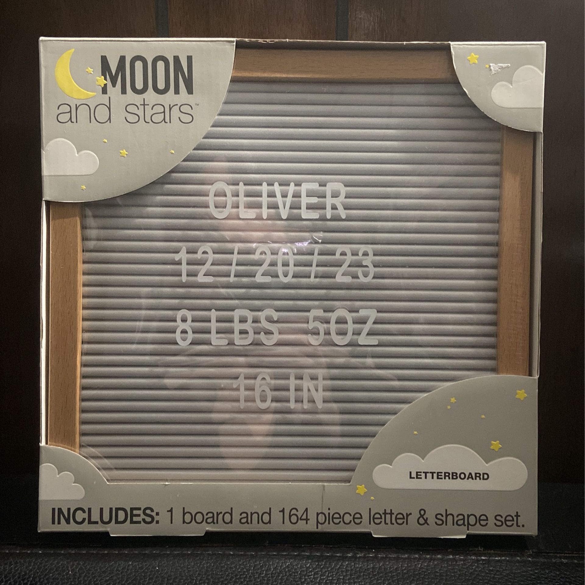 Moon And Stars Letterboard