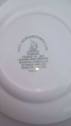 Enoch Wedgwood plates Antique
