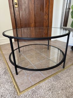 Glass Round Coffee Table