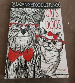 Bendon Advanced Coloring Cats and Dogs Book