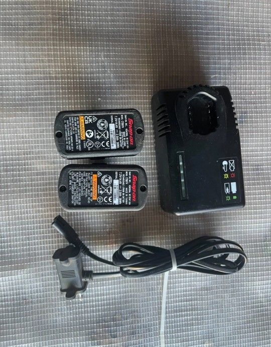 Snap On 14.4 Volt Batteries & Charger