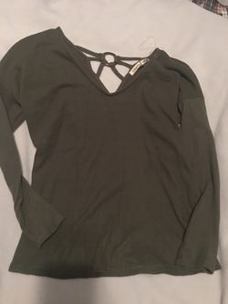 Olive green shirt