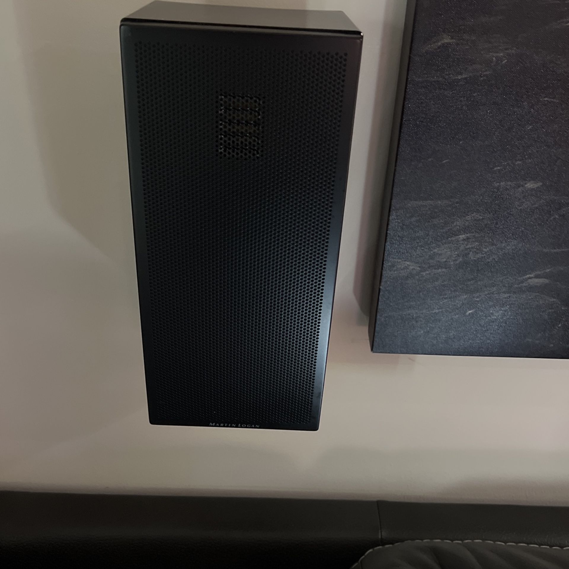 Martin Logan Motion 4 I Book Shelf Speakers (4) (1) Center Surround Sound High Quality (1) Klipsch Sub Woofer