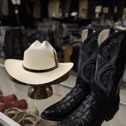 Botas Y Sombrero Para Hombre