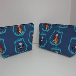 Set Of Two Nightmare before Christmas make-up bags