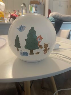 Kids night light globe