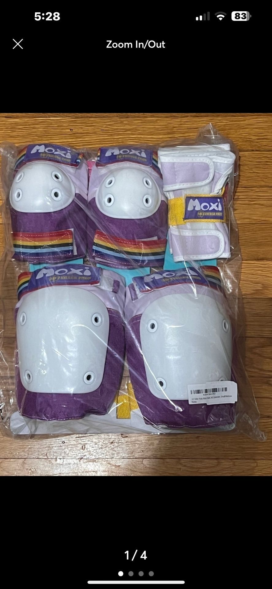 187 KILLER PADS Moxi Skate Pads S/M