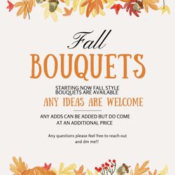 Ribbon Flower Bouquets