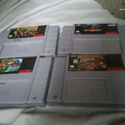 Classic Retro Super Nintendo games 