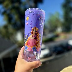 Tangle snowglobe tumbler Starbucks style 24oz acrylic lava lamp drip