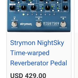 Strymon Pedal Kinda Like River