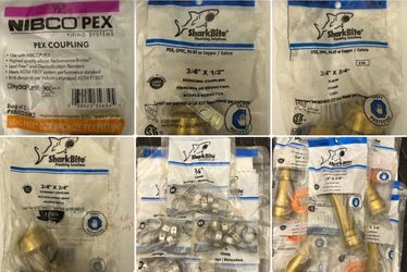 Pex Fittings Lot of 40 packs