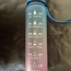Motivational Water Bottle 32oz
