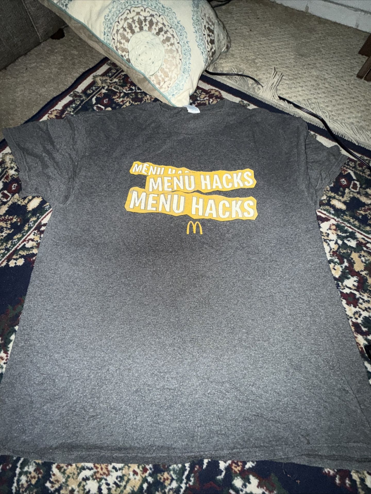 McDonald’s Limited Edition Menu Hacks Mens Grey