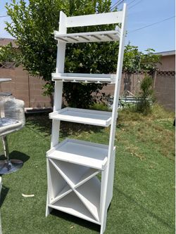 White Wine Cabinet / Shelf