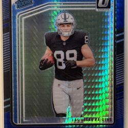 2024 Donruss Optic Rated Rookie Blue Hyper Brock Bowers