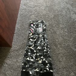 Bape X Black White Camo Size Large