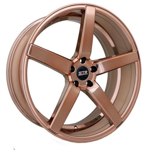 Rose Gold STR607 20” Wheels (Rims) with a set of new tires, mounted, balanced, & installed!