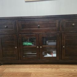 Solid Oak Dresser.  Pier One Import. Rustic Characteristics 