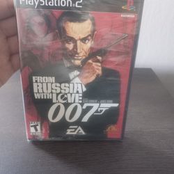 2005 James Bond From Russia With Love 007 Playstation 2 New Factory Sealed