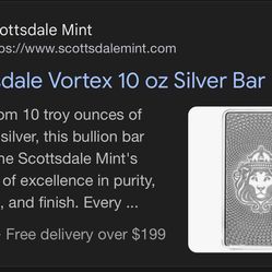 10oz Scottsdale mint vortex bar