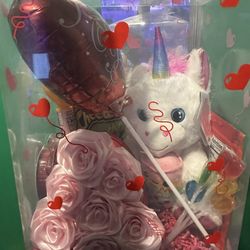 Valentines Box with Eternal Flowers 