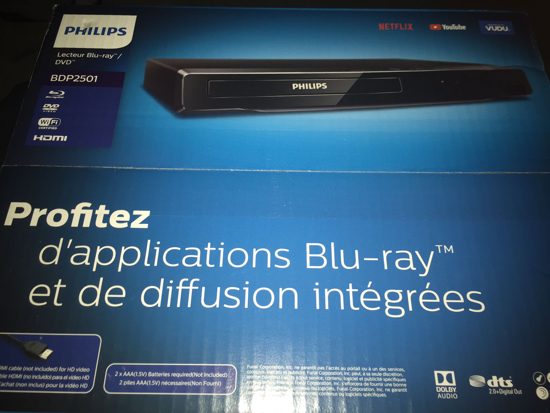 Philips Lecteur Blu-Ray DVD Player
